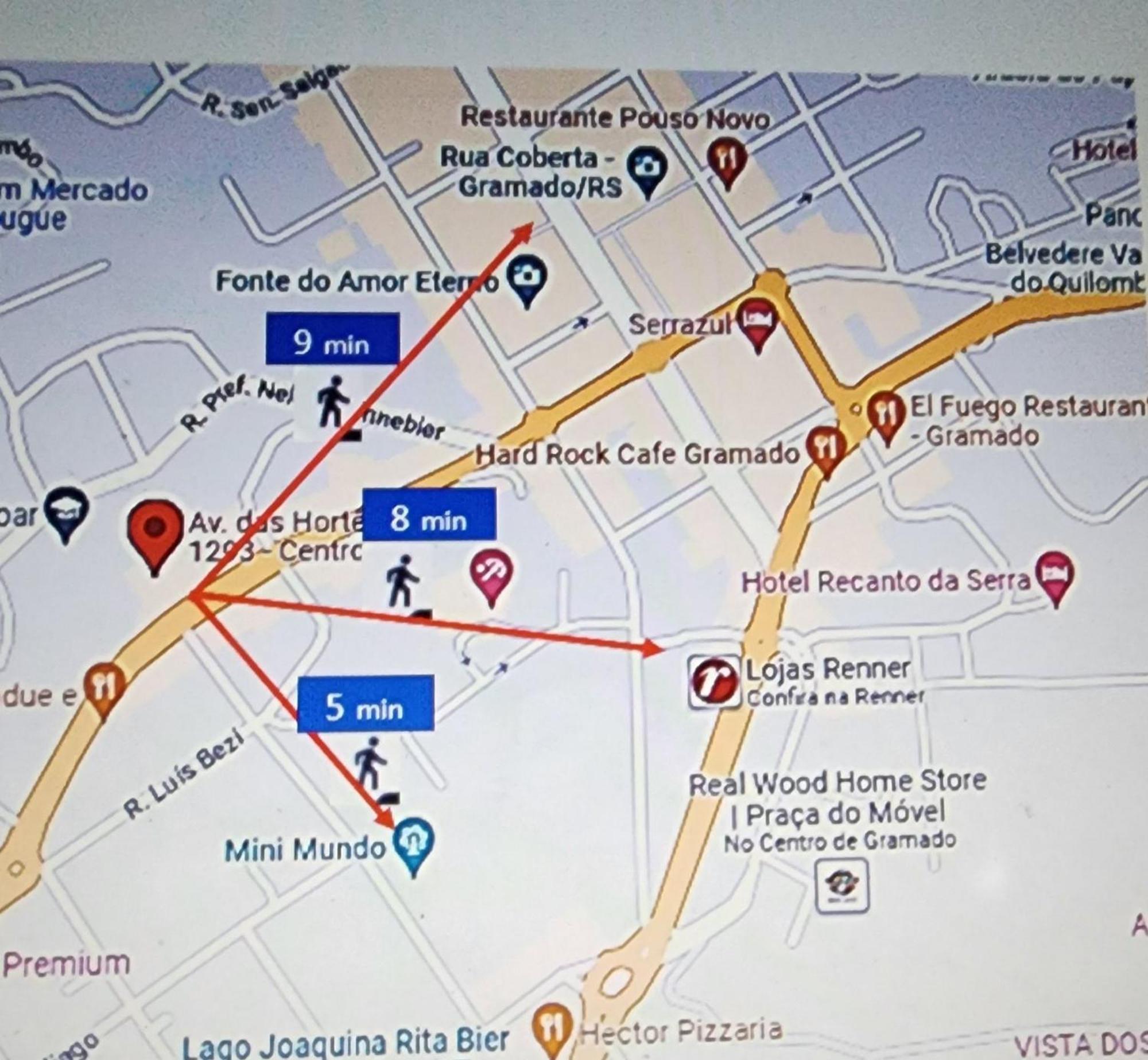 Maravilhoso Apartamento No Centro De Gramado Luaran gambar